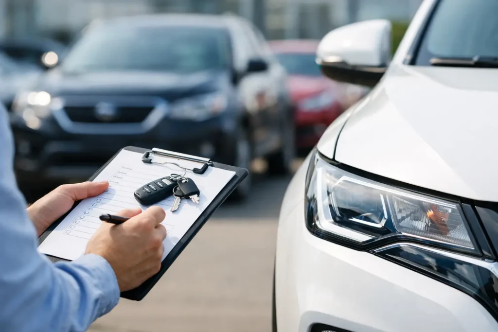 Vehicle Pickup Checklist Before You Drive